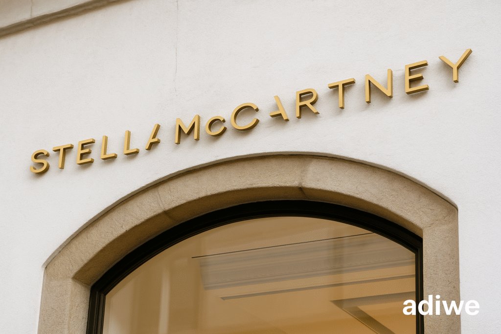 alt text: Stella McCartney handbag made from innovative vegan leather